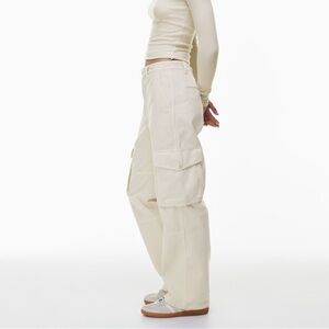 TNA Beige Troop Cargo Pants Size 4